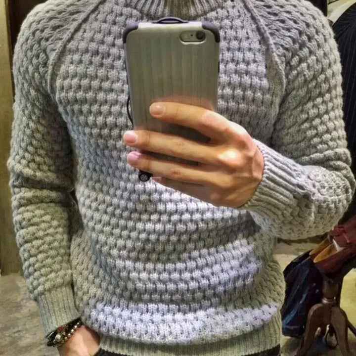 [BUNJANG] Wool Round Knit / 새상품 입체볼륨 울 라운드니트