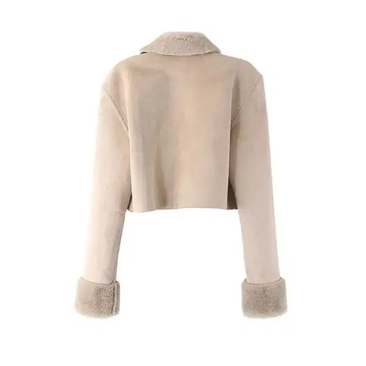 [BUNJANG] Crop Suede Guse Mustang / 구즈 guse 크롭 스웨이드 무스탕