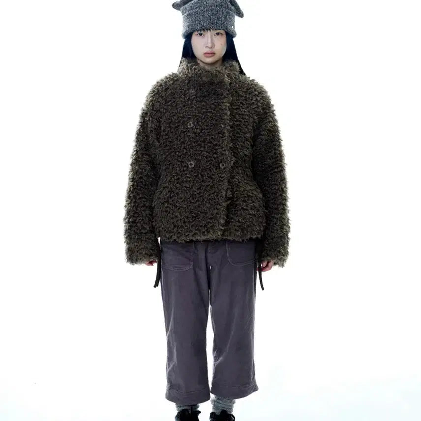[BUNJANG] Koiseiyo Fur Jacket Brown / 코이세이오 퍼자켓 브라운