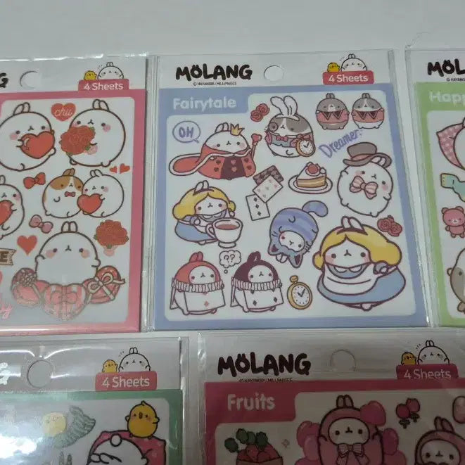 [BUNJANG] Molang Sticker / 고전문구 몰랑이 인스 스티커 1