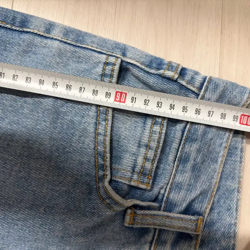 [BUNJANG] LAP Women's Jeans / LAP 여성 중청 와이드 데님 청바지 S