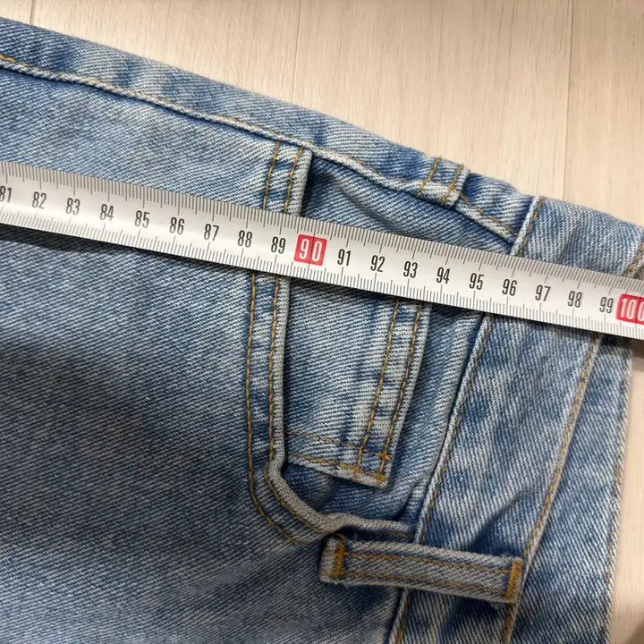 [BUNJANG] LAP Women's Jeans / LAP 여성 중청 와이드 데님 청바지 S