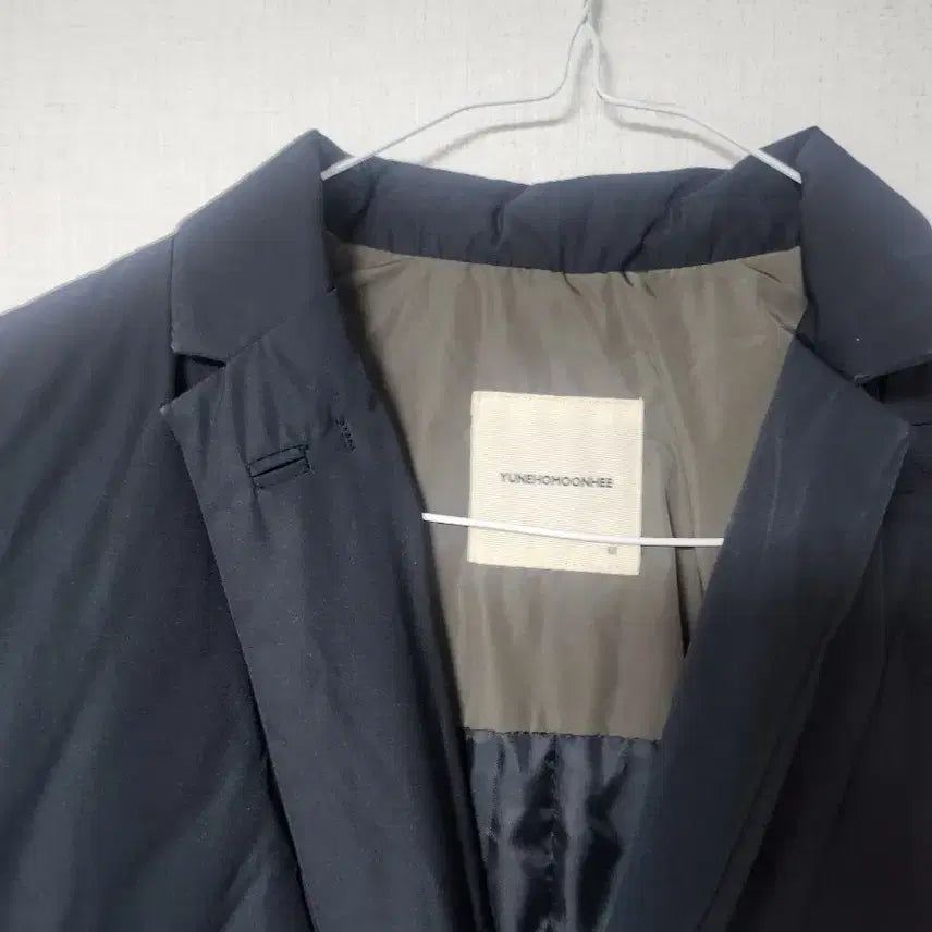 [BUNJANG] Double Button Padded Jacket / 네이비 더블 버튼 패딩 자켓