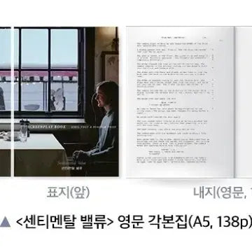 [BUNJANG] Sentimental Value Script Book A5 / 센티멘탈 밸류 영문 각본집 A5