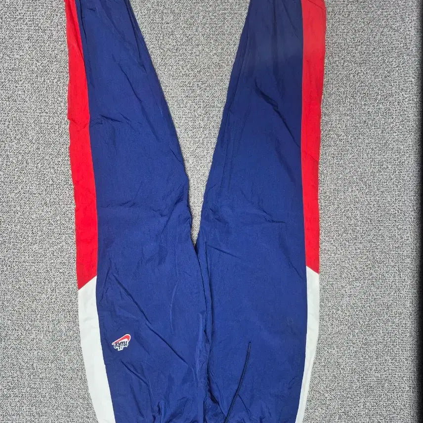 [BUNJANG] Nike Windbreaker Set (Red/Navy) / 나이키 바람막이 상하의 셋업 (레드/네이비)