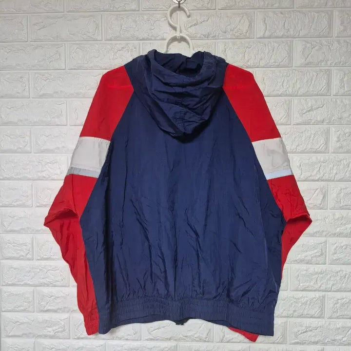 [BUNJANG] Nike Windbreaker Set (Red/Navy) / 나이키 바람막이 상하의 셋업 (레드/네이비)