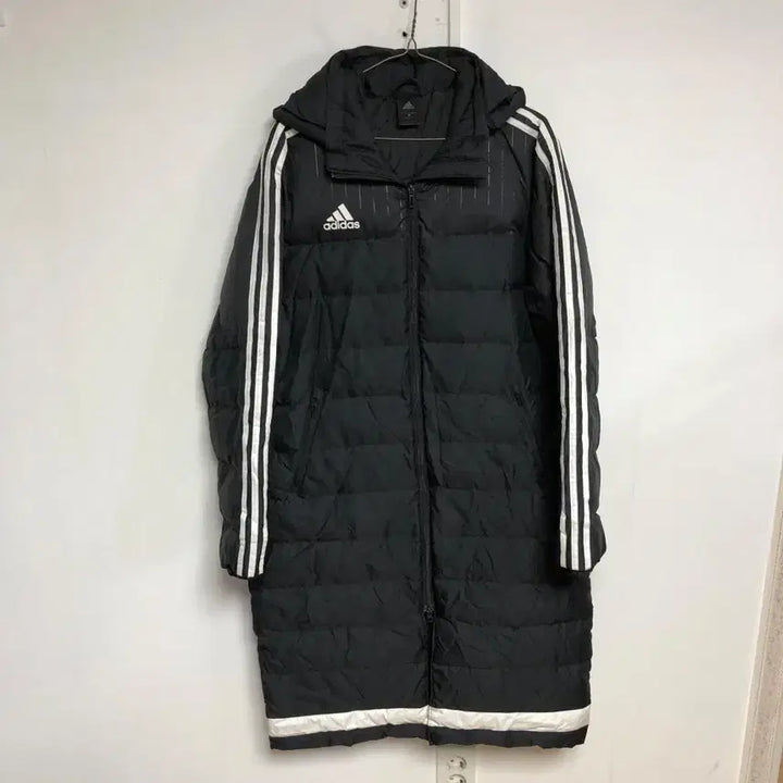 [BUNJANG] Adidas Men's Down Long Padded Jacket / 아디다스 남성 오리털 롱패딩 95M@9938