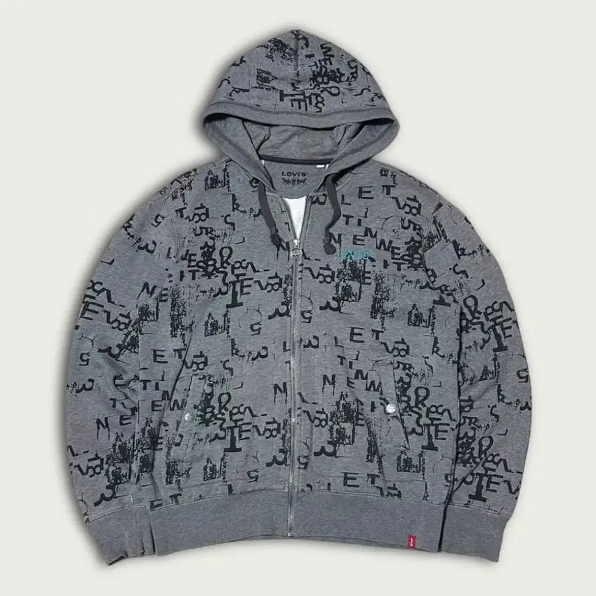 [BUNJANG] Levi's Fleece Hoodie / LEVI'S 리바이스 기모 후드 집업 / 리바이스 후드집업