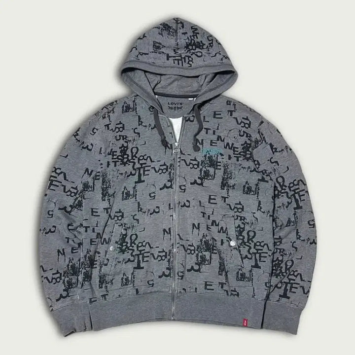 [BUNJANG] Levi's Fleece Hoodie / LEVI'S 리바이스 기모 후드 집업 / 리바이스 후드집업