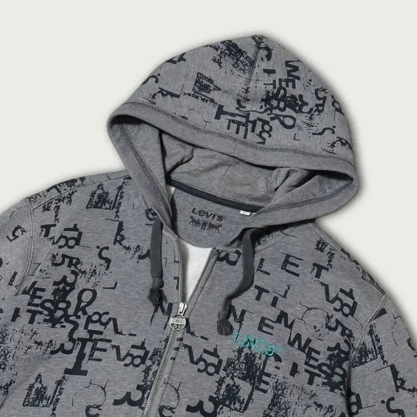 [BUNJANG] Levi's Fleece Hoodie / LEVI'S 리바이스 기모 후드 집업 / 리바이스 후드집업