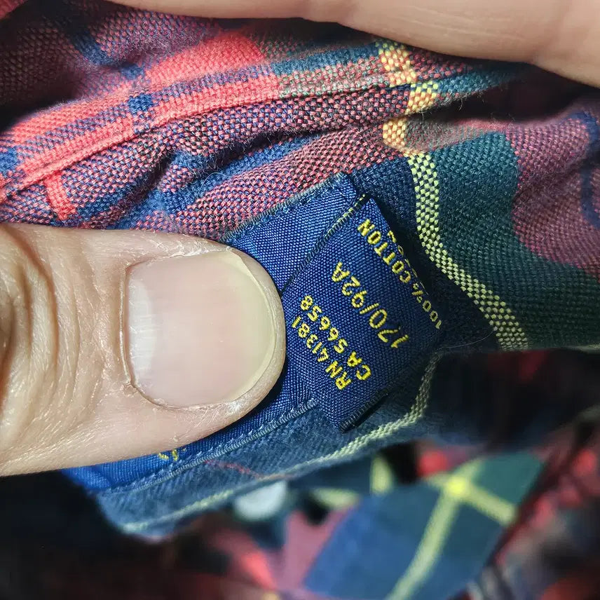 [BUNJANG] Polo Ralph Lauren Checkered Shirt S / 폴로랄프로렌 체크 셔츠 S