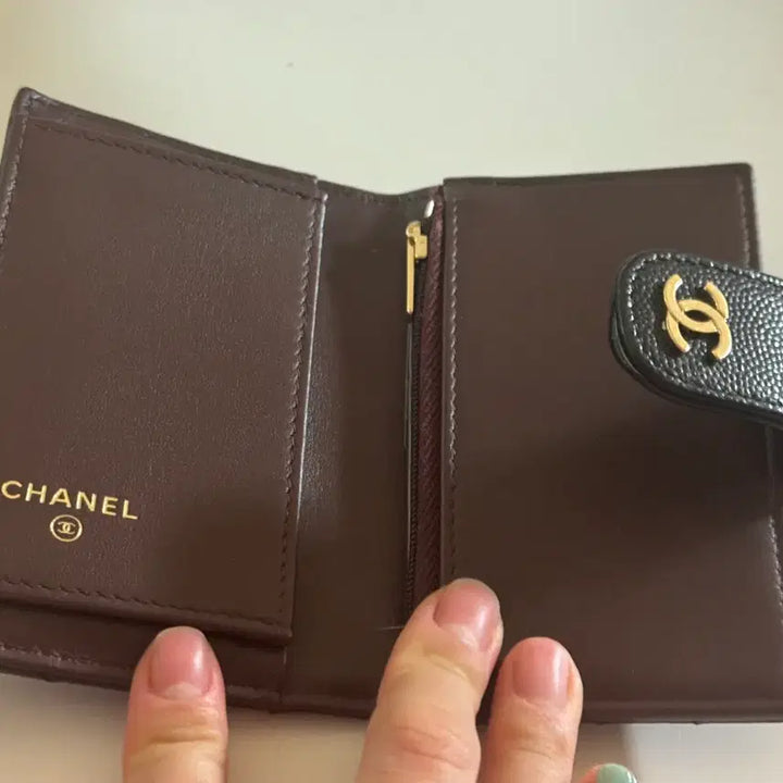 [BUNJANG] Chanel Black Caviar Card Wallet / 샤넬 블랙 캐비어 카드지갑