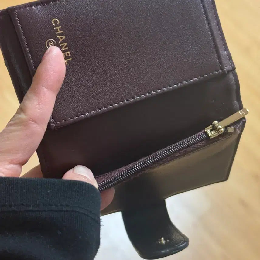 [BUNJANG] Chanel Black Caviar Card Wallet / 샤넬 블랙 캐비어 카드지갑