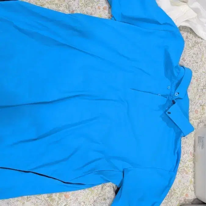[BUNJANG] Adidas Long Sleeve Polo Shirt / 블루 긴팔 폴로 셔츠 아디다스