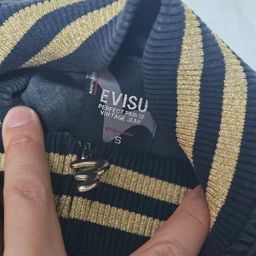 [BUNJANG] EVISU Y2K Varsity Jacket (Size S) / 에비수 y2k 올드 바시티 자켓 S