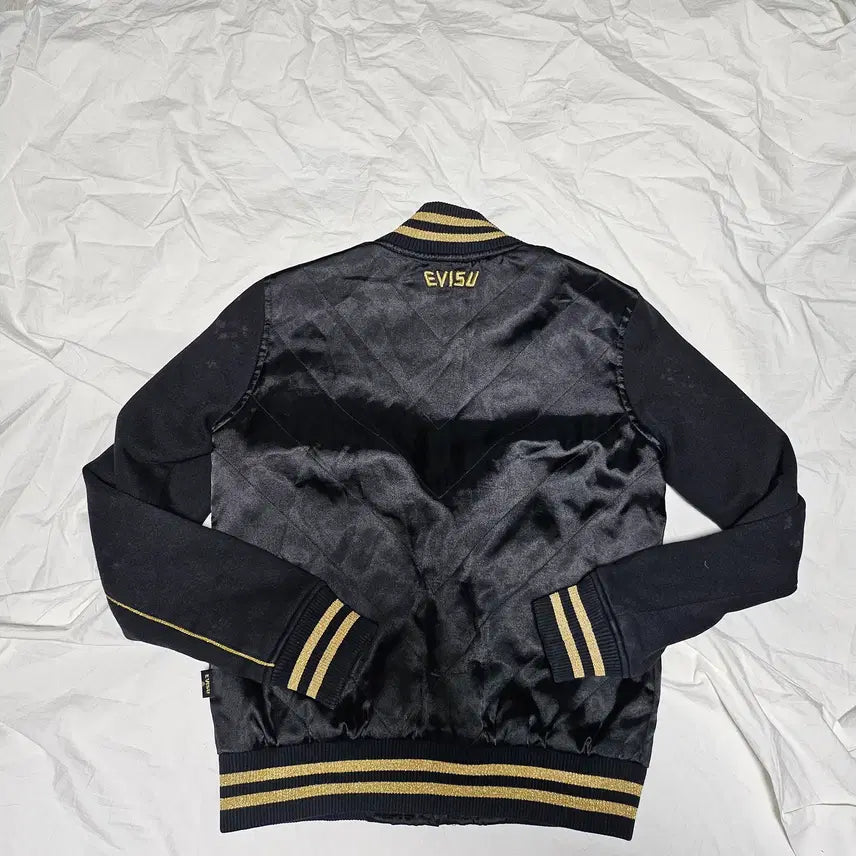 [BUNJANG] EVISU Y2K Varsity Jacket (Size S) / 에비수 y2k 올드 바시티 자켓 S