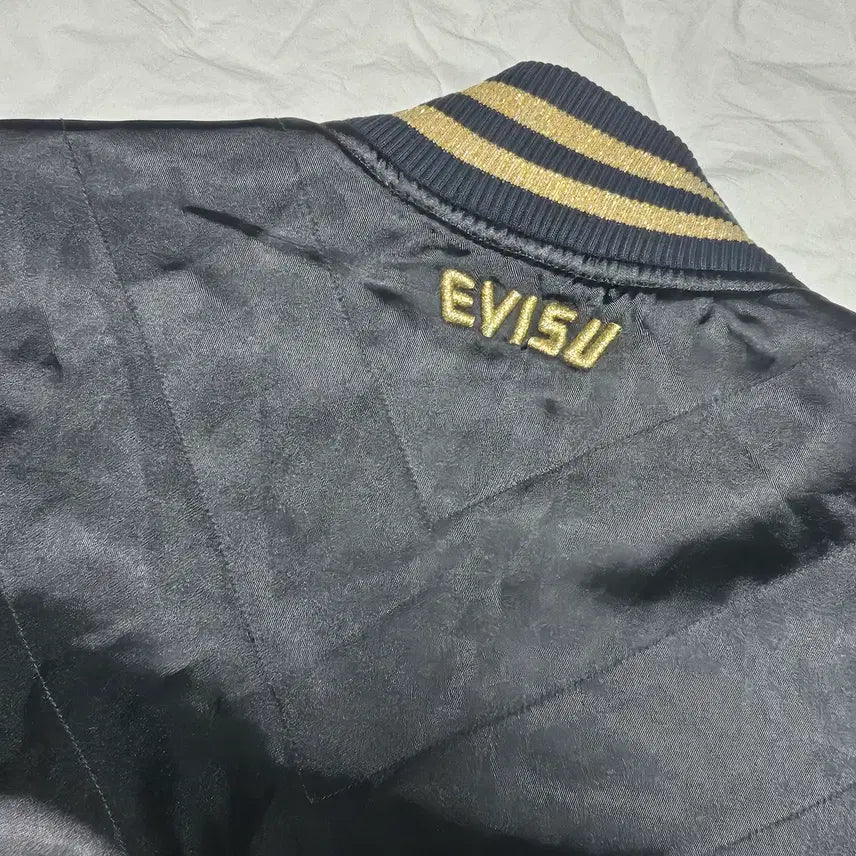 [BUNJANG] EVISU Y2K Varsity Jacket (Size S) / 에비수 y2k 올드 바시티 자켓 S