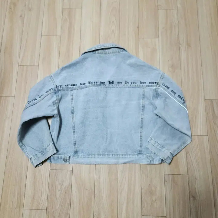 [BUNJANG] Tomboy Cropped Denim Jacket / 여 톰보이 루즈핏 크롭 데님 스티치 청자켓 ㅡ 55~66