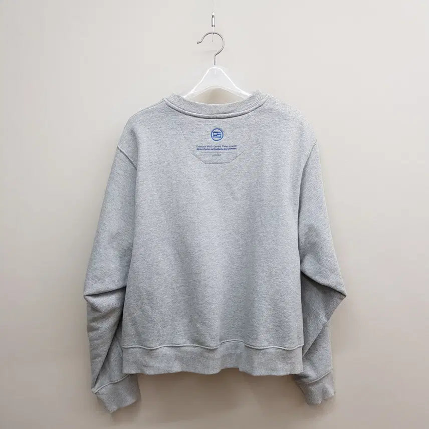[BUNJANG] System 2021 Lettering Print Sweatshirt / 한섬 시스템 2021 레터링 프린트 맨투맨 F사이즈