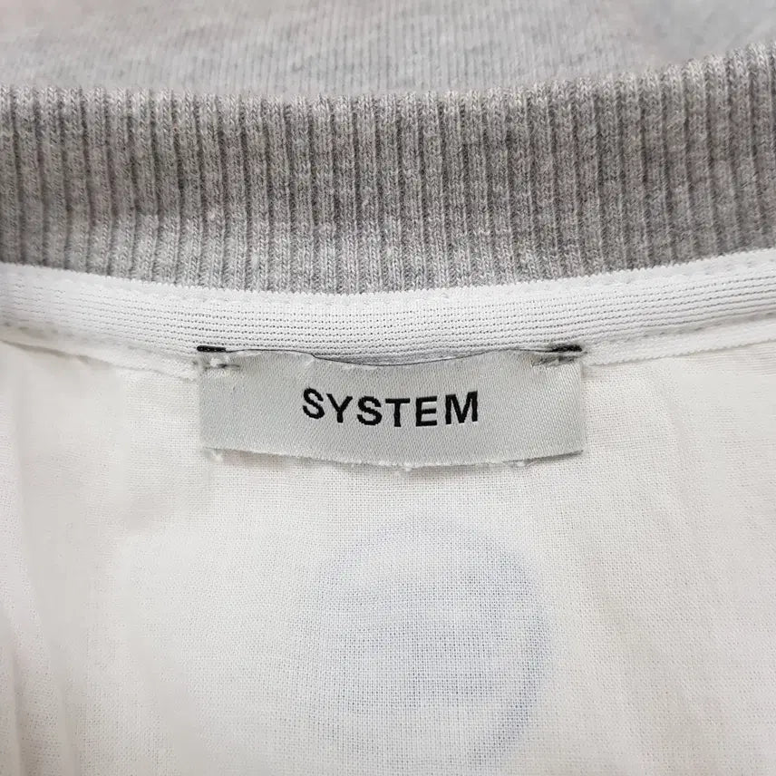 [BUNJANG] System 2021 Lettering Print Sweatshirt / 한섬 시스템 2021 레터링 프린트 맨투맨 F사이즈