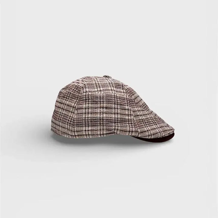 [BUNJANG] Louis Castles Checkered Hunting Cap / 루이까스텔 체크 헌팅캡 모자
