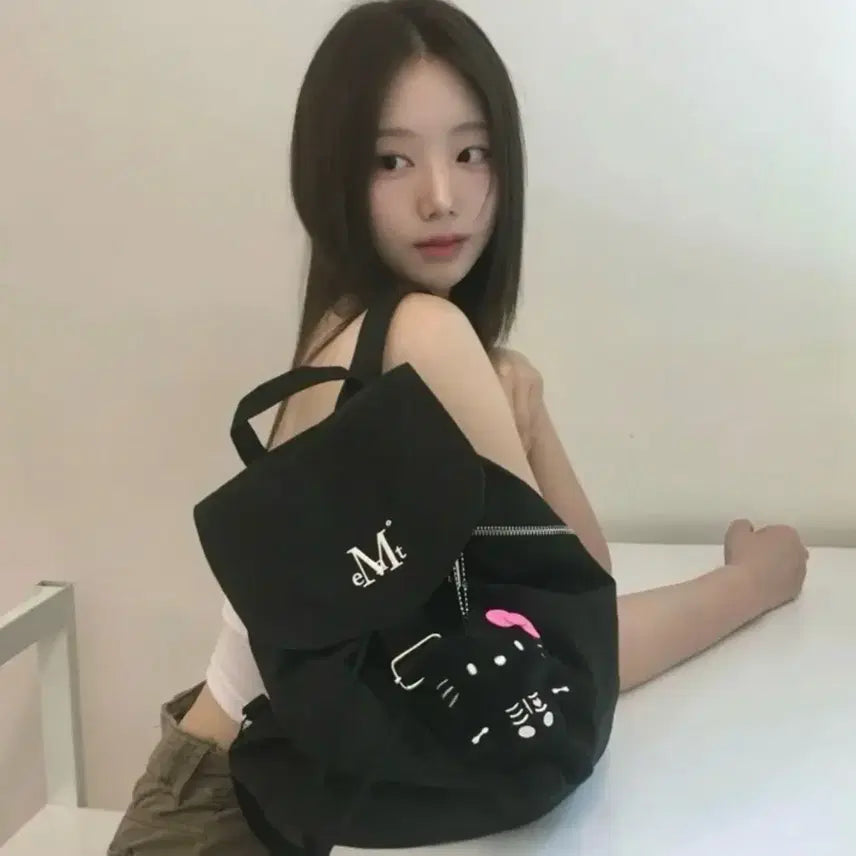 [BUNJANG] Muzent Mute Mini Backpack (Black) / 무센트 뮤트 미니 백팩 블랙
