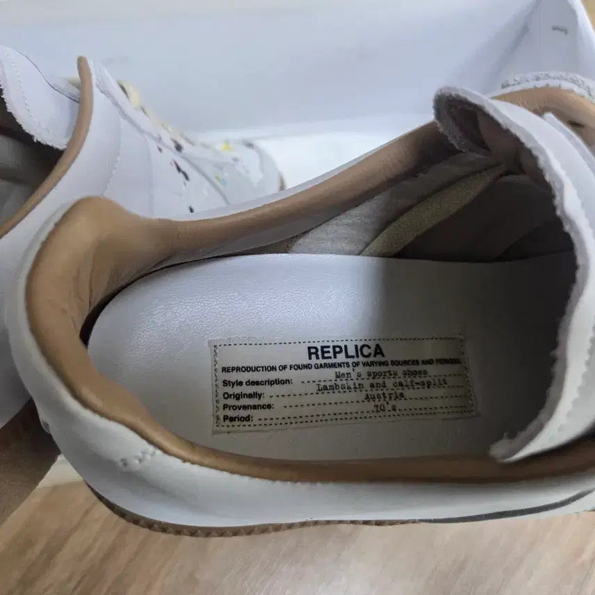 [BUNJANG] Maison Margiela Paint Splatter Sneakers / 마르지엘라 독일군 페인트 스플래터 스니커즈