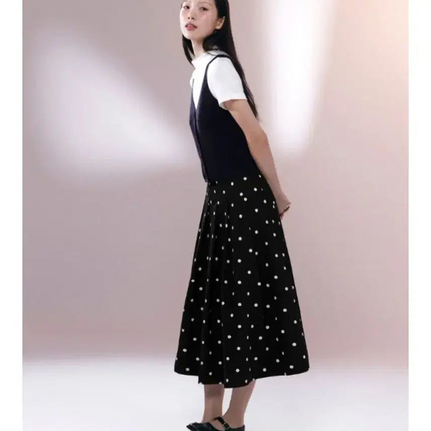 [BUNJANG] The Edge Dot Skirt 66 / 더엣지. 도트스커트. 66