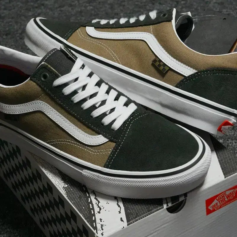 [BUNJANG] Vans Skate Old Skool Gothic Olive / (280) 반스 스케이트 올드스쿨 고딕 올리브