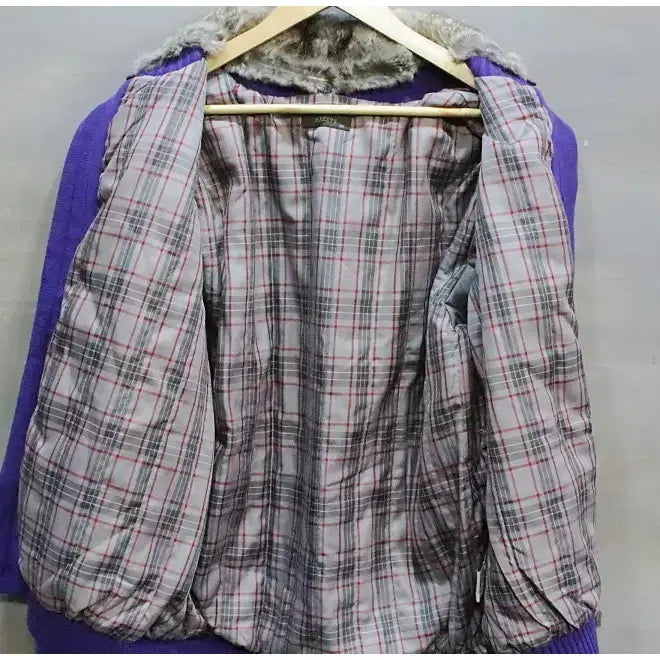 [BUNJANG] Hazzys Rabbit Fur Padded Heavy Wool Knit Zip-Up Cardigan (Men's 100) / 00s 헤지스 토끼털 패딩 헤비울 니트 집업 가디건 (남성100)