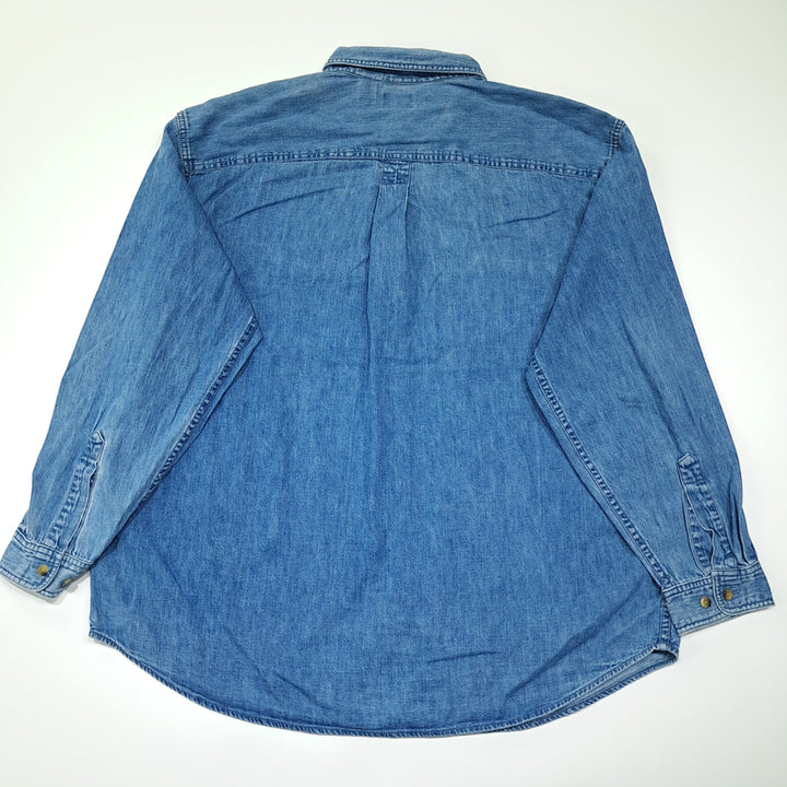 [BUNJANG] L.L.Bean 90s Button-Down Denim Shirt / CL590 XL 엘엘빈 90s 버튼다운 클래식 데님셔츠 남방