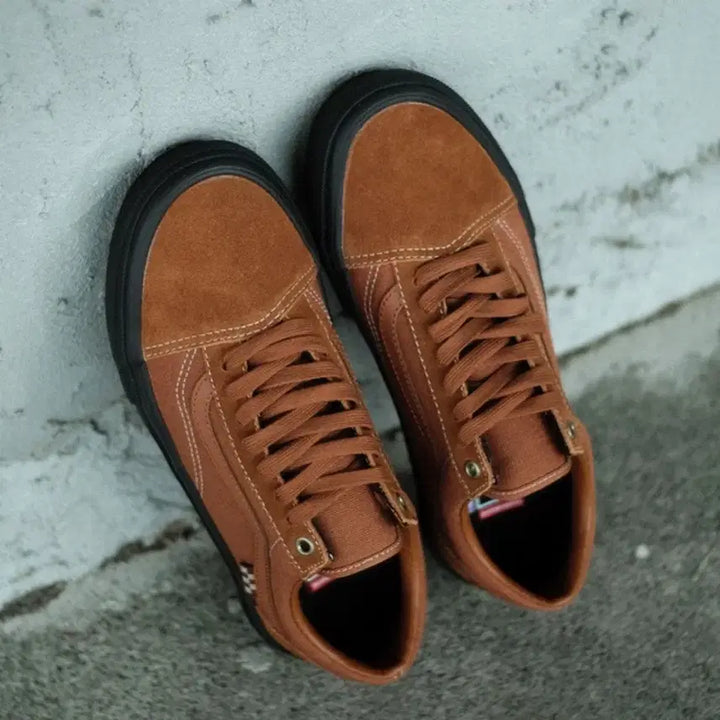 [BUNJANG] Vans Skate Old Skool Sienna Chocolate / (300) 반스 스케이트 올드스쿨 시에나 초콜릿