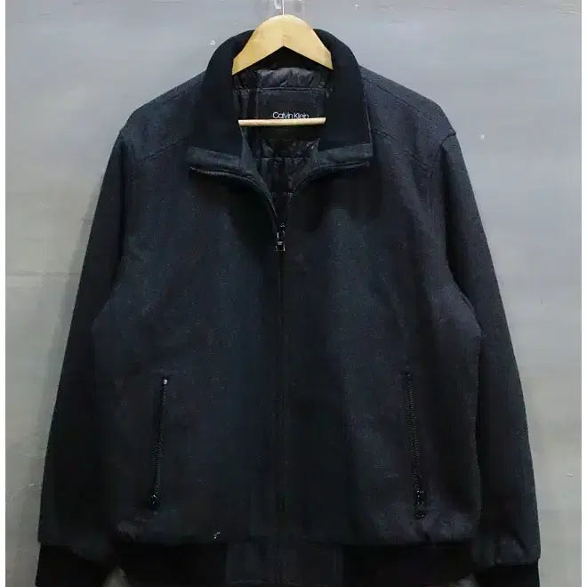 [BUNJANG] Calvin Klein Wool Bomber Jacket (Men's L) / 캘빈클라인 안감누빔 울 봄버 자켓 (남성L)