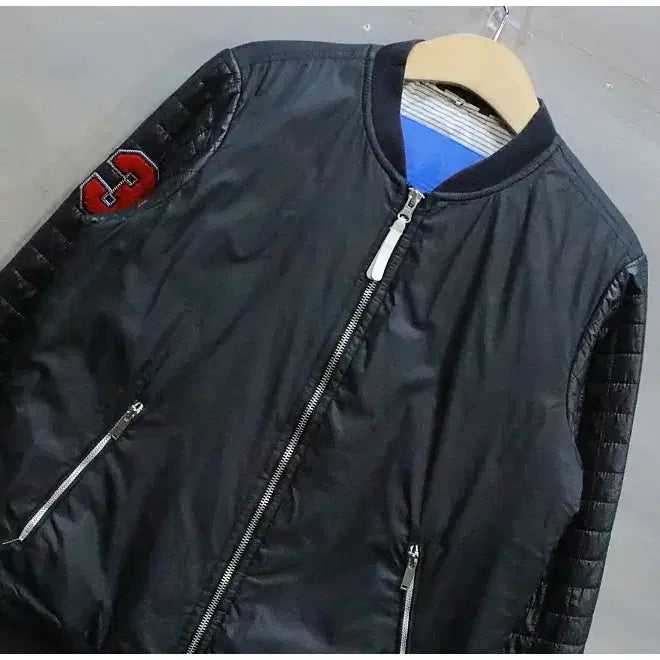 [BUNJANG] Adidas Old School Padded Blouson Jacket (Women's 95) / 아디다스 올드스쿨 패딩 블루종 점퍼 (여성95)