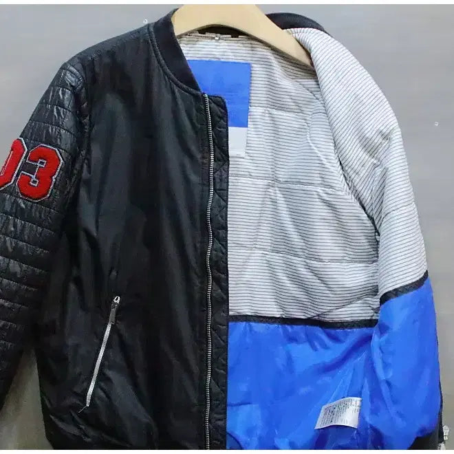 [BUNJANG] Adidas Old School Padded Blouson Jacket (Women's 95) / 아디다스 올드스쿨 패딩 블루종 점퍼 (여성95)