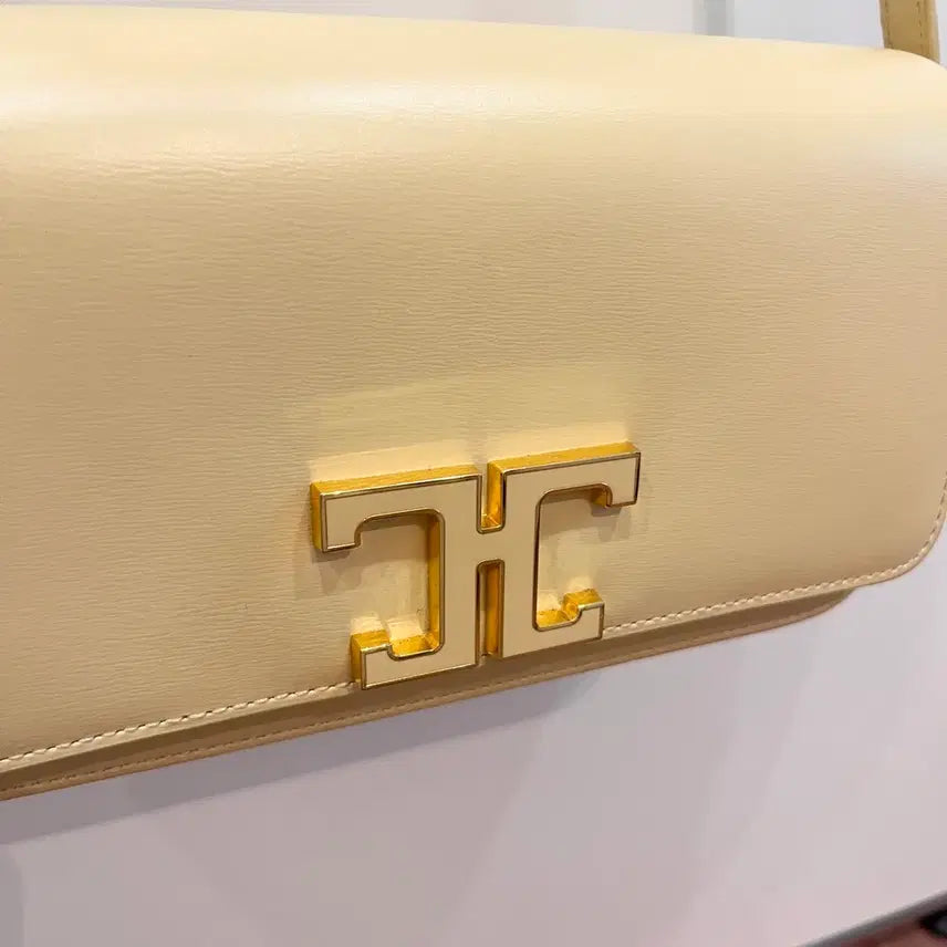 [BUNJANG] TIME Real Leather Shoulder Bag / 타임 리얼 레더 숄더백 TIME 한섬 가방