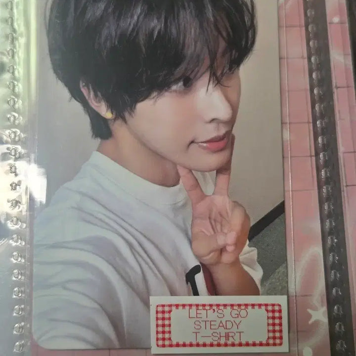 [BUNJANG] RIIKU Steady T-Shirt Photocard / 리쿠 스테디 티셔츠 포카 양도
