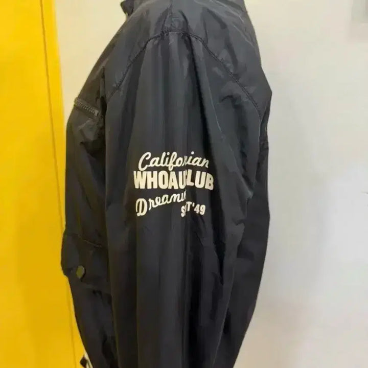 [BUNJANG] WHO.A.U Black Nylon Zip-Up Jumper / 후아유 WHO.A.U 블랙 나일론 집업 점퍼 L / 봄가을 간절기 스트릿