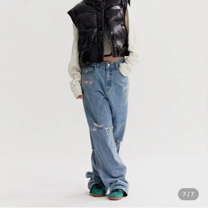 [BUNJANG] The North Face Glossy Detachable Down Jacket / 노스페이스 글로시 디테쳐블 다운자켓