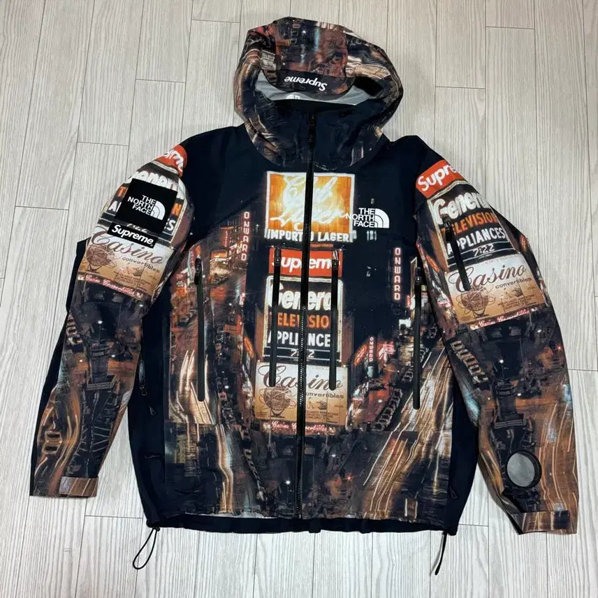 [BUNJANG] Supreme The North Face Shell Jacket (L) / 슈프림 노스페이스 바람막이 L 쉘자켓 타임스퀘어 s급 새거급