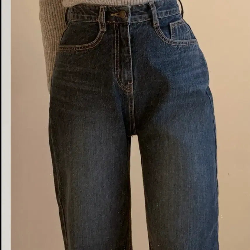 [BUNJANG] Hiniqu Kanto Wide Jeans (Medium) / 히니크 칸토와이드진청m