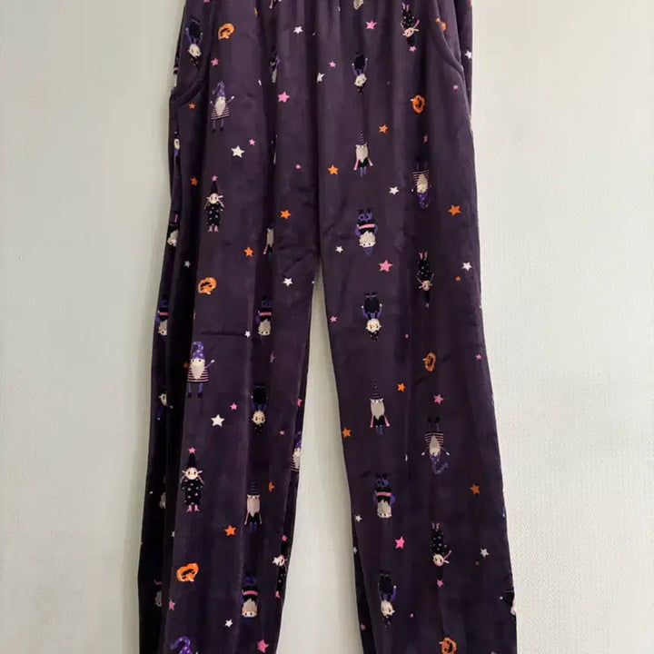 [BUNJANG] Velvet Pattern Pajama Pants / 패턴잠옷 바지 벨벳