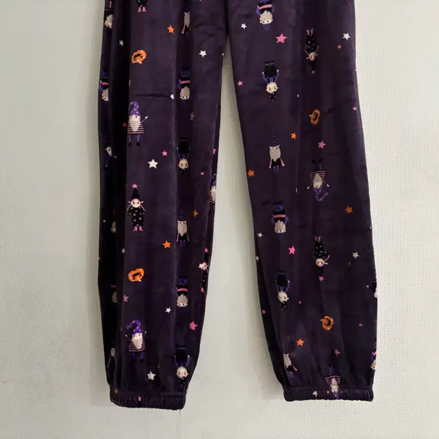 [BUNJANG] Velvet Pattern Pajama Pants / 패턴잠옷 바지 벨벳