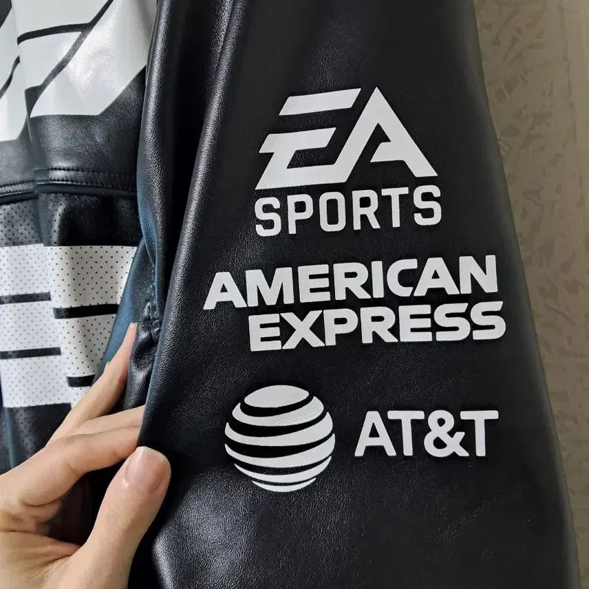 [BUNJANG] F1 Leather Bomber Jacket / F1 레더 봄버자켓