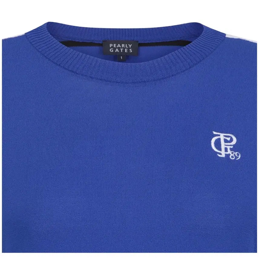 [BUNJANG] Paris Date Women's Lettering Jacquard Knit Top / 파리데이트여성백레터링자카드배색라인니트1(55반)