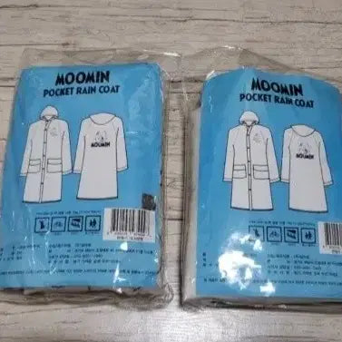 [BUNJANG] Moomin Raincoat Set / <제주도 필수품> 2ea 무민 우비(레인) 코트