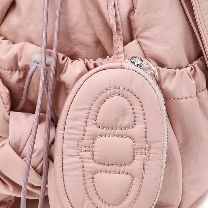 [BUNJANG] A.T.E. Vanessa Bruno Le Bon Pink Ribbon Petite Backpack/Shoulder Bag / 아떼 바네사브루노 (르봉) 핑크 리본 쁘띠 백팩 겸 숄더백