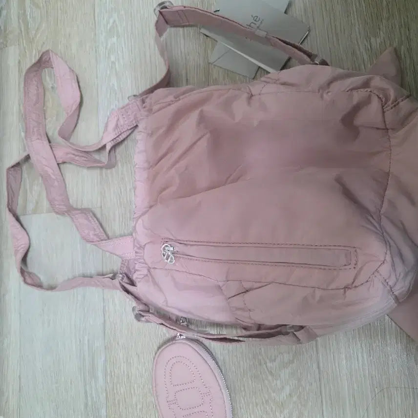 [BUNJANG] A.T.E. Vanessa Bruno Le Bon Pink Ribbon Petite Backpack/Shoulder Bag / 아떼 바네사브루노 (르봉) 핑크 리본 쁘띠 백팩 겸 숄더백