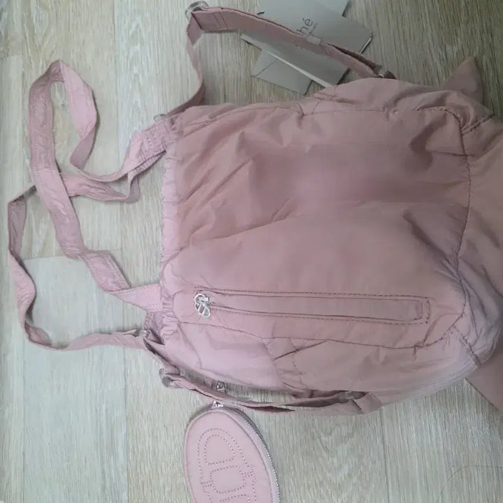 [BUNJANG] A.T.E. Vanessa Bruno Le Bon Pink Ribbon Petite Backpack/Shoulder Bag / 아떼 바네사브루노 (르봉) 핑크 리본 쁘띠 백팩 겸 숄더백