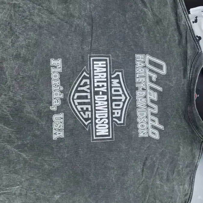 [BUNJANG] Harley-Davidson Long Sleeve Shirt Green / 할리데이비슨 롱슬리브